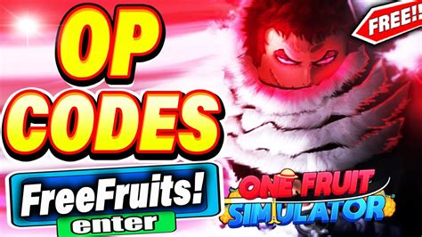 All New Secret Codes In Roblox One Fruit Simulator Roblox One Fruit