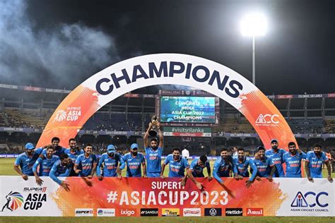 Job Done It S Time To Celebrate India With Their Eighth Asia Cup