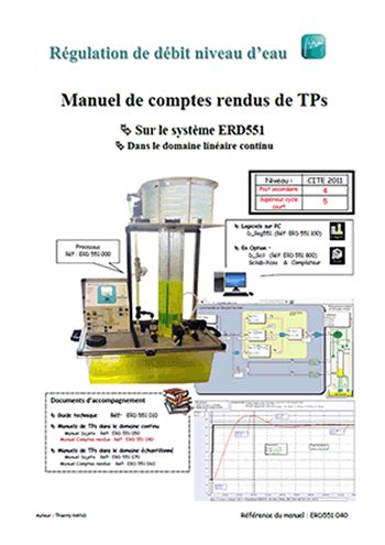 Manuel de travaux pratiques compte rendus étude d une régulation de