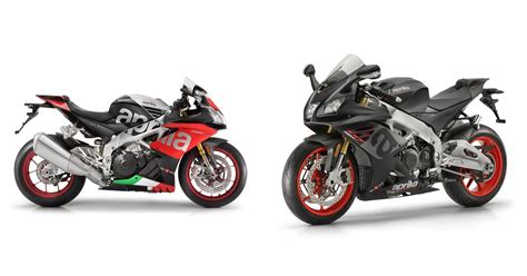 Motorrad Vergleich Aprilia RSV4 RF 2019 Vs Aprilia RSV4 RR 2019