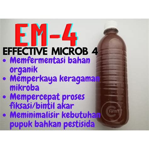 Ml Em Effective Microorganism Probiotics Baja Organik Pertanian