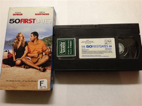 50 First Dates Used VHS Tape