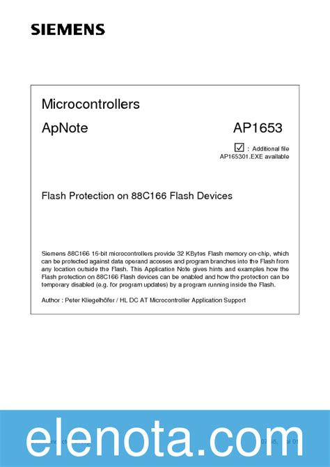 Application Notes Datasheet Pdf Kb Infineon Pobierz Z Elenota Pl