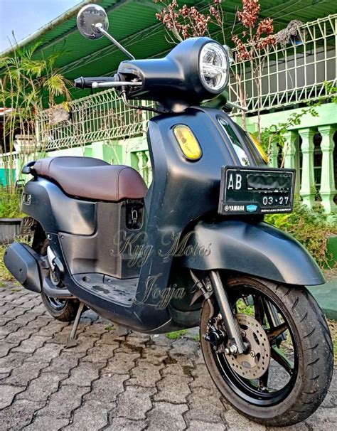 Yamaha Fazzio Hitam Doff Matte Black Tahun 2022 Ab Bantul Pajak Panjang