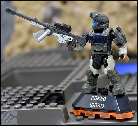 Halo Unsc Odst Romeo Mega Bloks Construx Heroes Series Minifigure