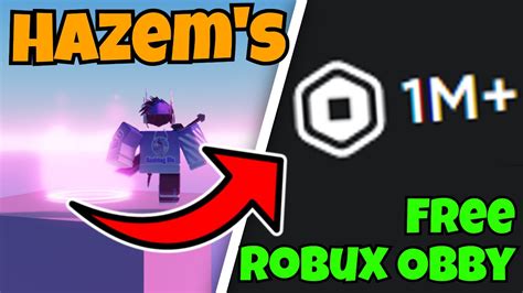 Hazem Has Created A Free Robux Obby Roblox Pls Donate Youtube