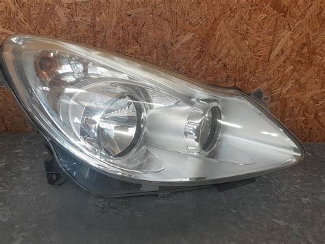 Ptica Delantera Principal Derecha Luces Faro Opel Corsa D Phase