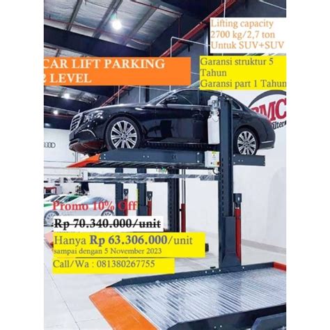 Jual Parkir Mobil Bertingkat Car Lift Parking Parkir Hidrolik Level