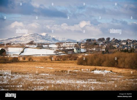 Trawsfynydd village, Gwynedd, Snowdonia north wales Stock Photo - Alamy