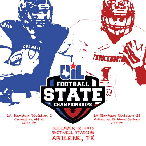 Six Man Football Championship Schedule - Lone Star Gridiron