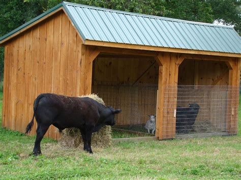 Log Cow Shelters This Is A Well Constructed Economical Choice For