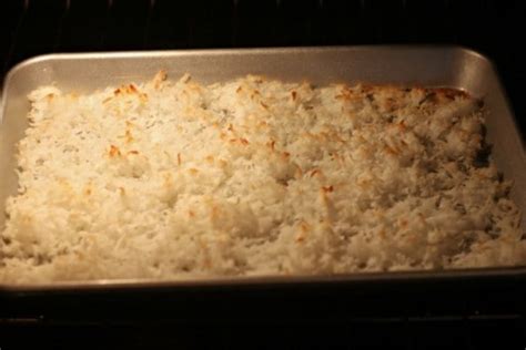 How To Toast Coconut In The Oven Created By Diane