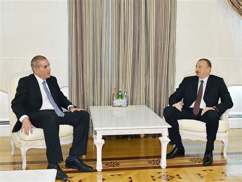 President Aliyev Receives Israeli Envoy