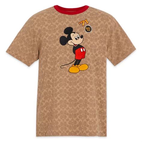 Disney Adult T Shirt Coach Mickey Mouse Walt Disney World