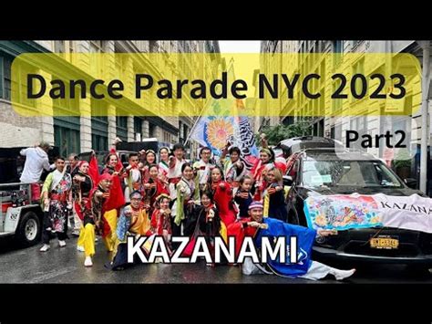 newyork yosakoi よさこい 華鎖波KAZANAMI Dance Parade NYC 2023 Part2