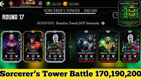 Sorcerers Tower Bosses Battle Fight Reward Mk Mobile