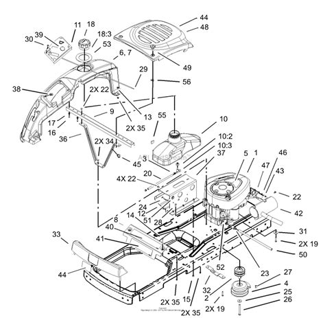 Toro Riding Lawn Mower Parts Diagram