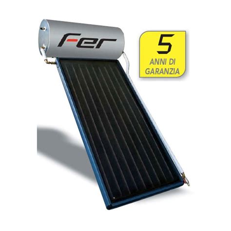 SISTEMA SOLARE A CIRCOLAZIONE NATURALE FER ECOTECH 2FA LT 160 STAFFA X