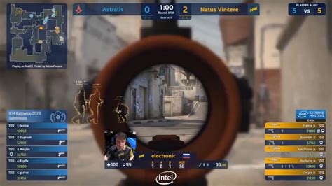 RERUN CS GO Astralis Vs Natus Vincere Dust2 Map 1 Semifinals