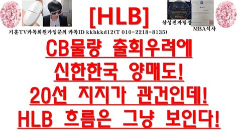 주식투자 Hlb공매잔고 지속감소양도세 회피물량 나오기시작기준금액은 기준일은제도 안바꾸면 손해불수밖에 Youtube