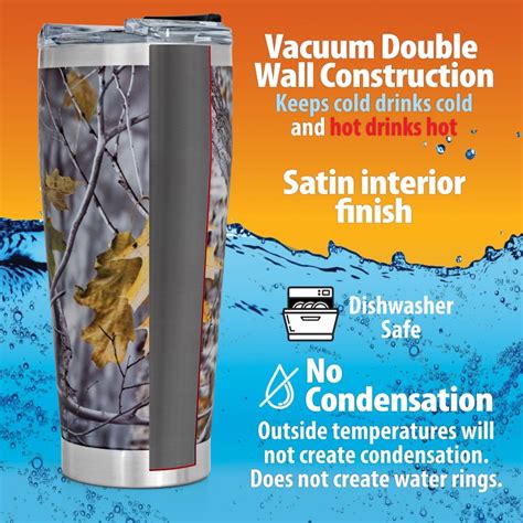 XPAC 24oz Double Vacuum Wall Stainless Steel Camouflage Tumbler KTXTUM24JX