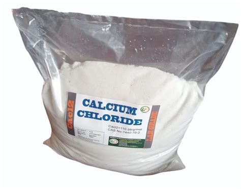 Chemical Grade Purity Calcium Chloride Anhydrous Powder Packet