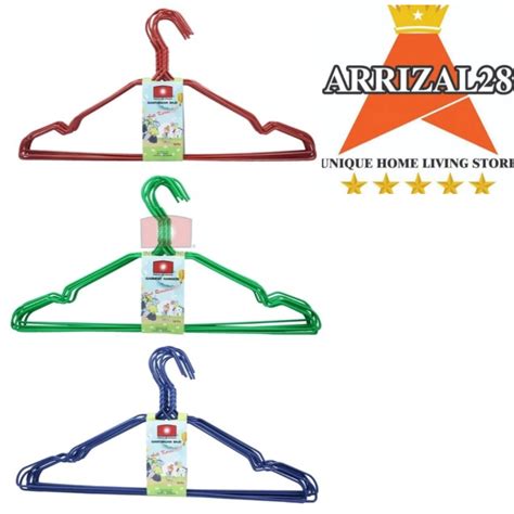 Jual HANGER KAWAT STAINLESS COATING WARNA 1 PAX 10PCS Shopee Indonesia