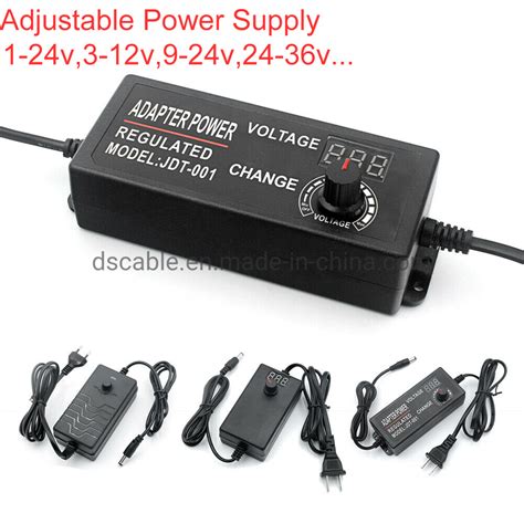 High Quality Adjustable Power Supply with 3V, 9V, 12V, 24V, 36V Options ...