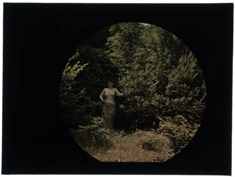 Naked Woman In The Woods Color France 1910s PICRYL Public Domain