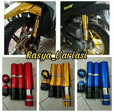 Paket Komplit Cover Shock Depan Belakang Plus Jalu All Matic Honda