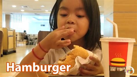 Mukbang Fast Food Hamburger Youtube