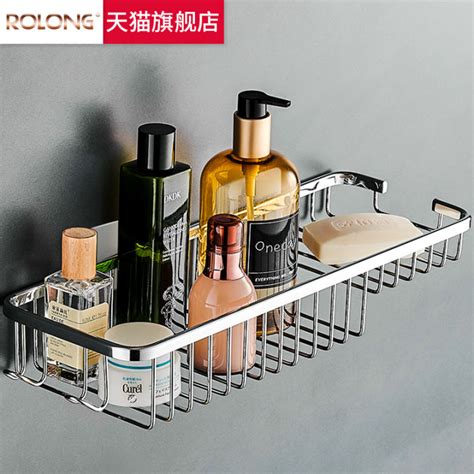 Punch Free Stainless Steel Storage Rack Bathroom Mesh Basket Toilet