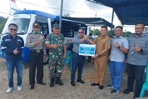 Nyeberang Lautan Mobil Sehat Pt Timah Tbk Layani Ratusan Warga Selat