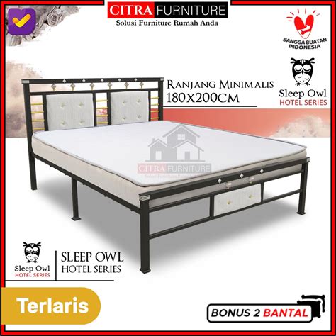 Jual Shumo ® Ranjang Besi Minimalis Dipan Divan Besi Rangka Tempat Tidur Springbed Kasur V S