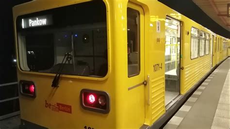 U Bahn Berlin Mitfahrt Von Pankow Bis Ruhleben Im Gi E Auf Der U