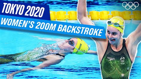 Swimming Womens 200m Backstroke Final Tokyo 2020 Replays Youtube