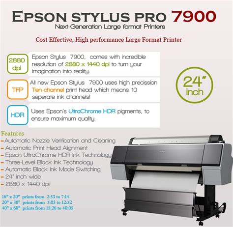 Epson Stylus PRO 7900 - Tenaui Middle East