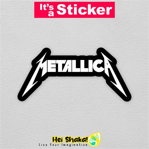 Jual Stiker Metallica Sticker Musik Band Vinyl Anti Air Shopee Indonesia