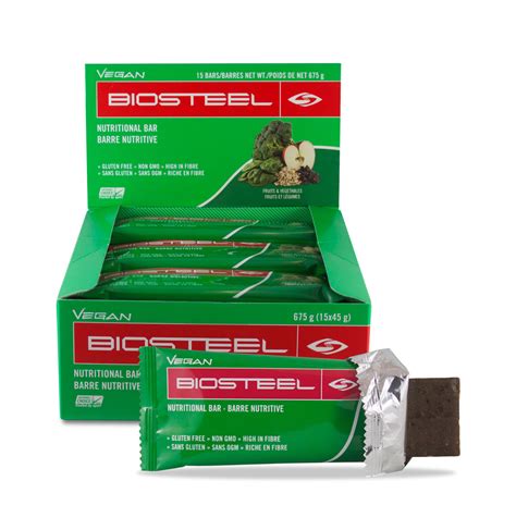 BioSteel Nutrition Bars - 3 x 45g Bars | eBay