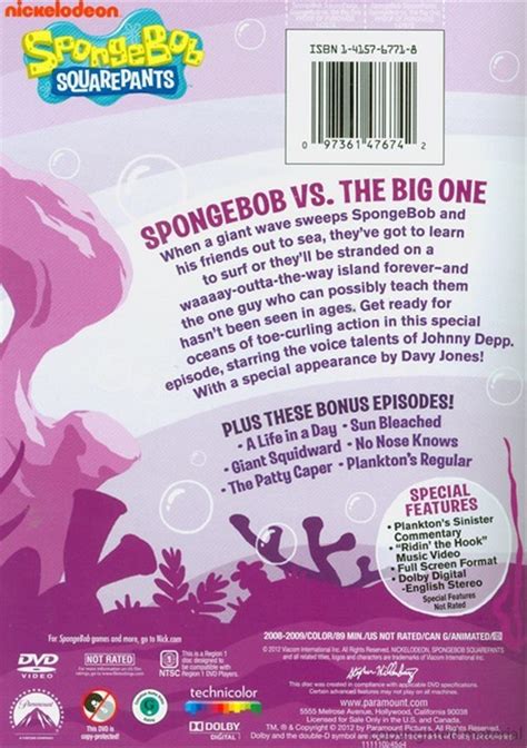 SpongeBob SquarePants: SpongeBob Vs. The Big One (DVD 2009) | DVD Empire