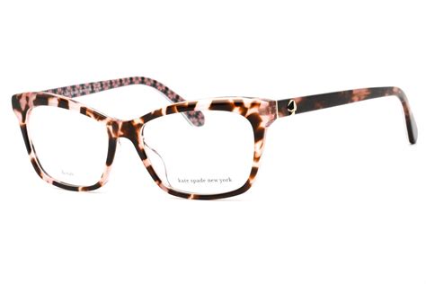 Kate Spade Cardea Eyeglasses Havana Pink In Brown Lyst