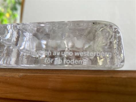 Formgiven Av Uno Westerberg Dekoration Glas Pukeberg Sveden Kaufen