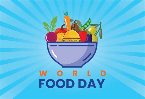 World Food Day Vector Illustration Design Suitable For Social Media