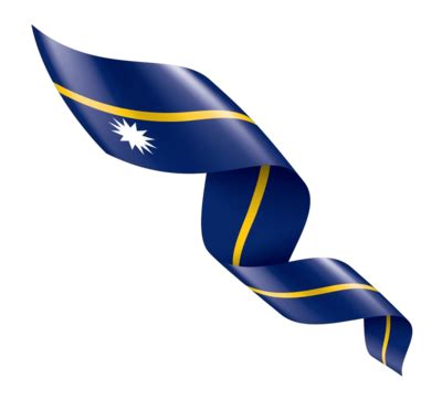 Ribbon Tape Flag Vector Png Images Nauru National Flag Ribbon Tape A