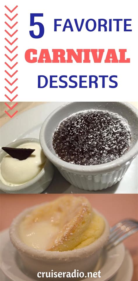 5 Favorite Carnival Cruise Line Desserts