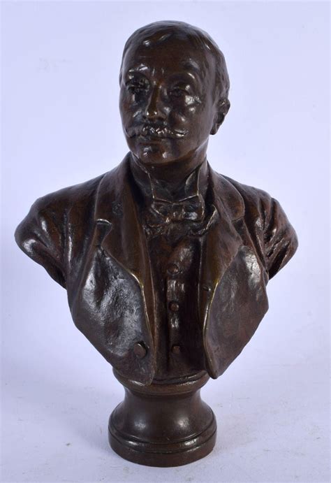 Bid Now Sir Bertram Mackennal 1863 1931 Australian Bronze Bust 17