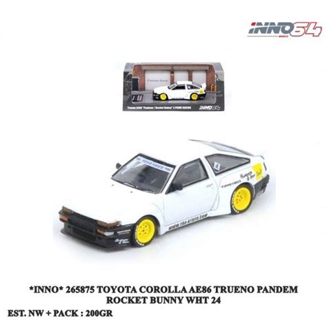 Jual Inno Toyota Corolla Ae Trueno Pandem Rocket Bunny White Kota