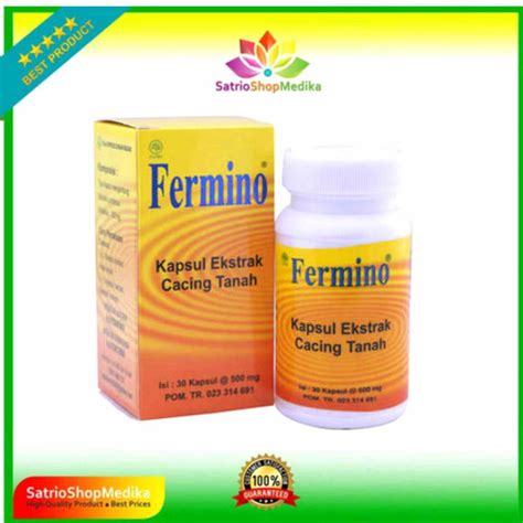 Jual Fermino Kapsul Ekstrak Cacing Tanah Obat Tifus Tipes Thypus