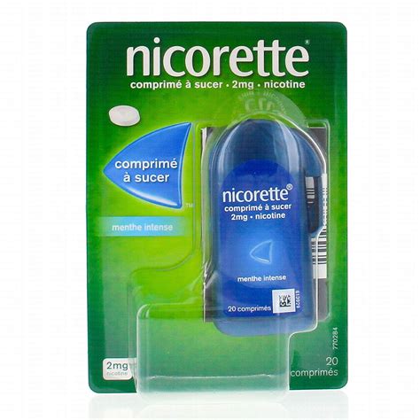 Nicorette Comprim Sucer Mg Go T Menthe M Dicament Conseil