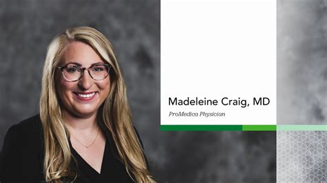 Promedica Physicians Madeleine Craig Md Youtube